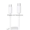 Cabos de celular Original Oem Quality 1M 3Ft Usb C Type-C To Type Carregamento Rápido Cabo Carregador Para Samsung Galaxy S22 S21 S20 S10 S9 Dhrxv