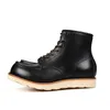 Man Genuine Leather Ankle Boots Round Toe Men Casual Sneakers Fashion Men Short Boot