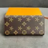 Top-Qualität M60697 Vintage-Geldbörsen, quadratisches Echtleder-Geldbörse, Designer-Clutch-Taschen, Schlüssel-Geldbörsen, Emilie Damen-Kartenfächer, lange Geldbörse, Herren-Kartenhalter