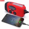 Radio Portable Solar Hand Crank Radio Receiver Am/fm/noaa Weather Radio Led Flashlight Emergency Charging Power Supply Outdoor Camping