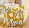 Luxury Square Pillow Case Bedding Supplies Home Textiles Garden Ll Ers Cartoon Flower Throw Sofa Linen Cushion