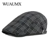 Wuaumx Spring Summer Men's Hats Kapelunki berets kapelusz kobiety cienkie oddychane bawełniane wizje hodowca