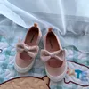 Children's Sports Single Shoes Bow Canvas Light Board Shoes for Boys and Girls