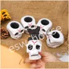 Other Festive Party Supplies Halloween Squeeze Ghost Skl Shape Evil Fun Toys Kids Adt Decompression Rubber Squishes Toy Drop Deliv Dhqew