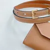 H-Gürtel-Gürteltasche, 15 mm, Designer-Gürtel für Damen, mit echtem Leder-Taschengürtel, echtes Designer-Kalbsleder aus Titanstahl, vergoldet, luxuriös, 5A T0P, Retro 018