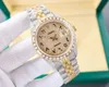 Designer Diamond Watches Brillant buste vers le bas datejust montre de diamant complet mouvement mécanique pour hommes 41mm haute qualité montre de luxe homme avec boîte
