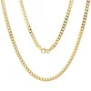 Xinfly Wholesale Pure 18K Real Gold Miami Cuban Link Necklace Hip Hop Chain Au750 Curb Bracelet Custom