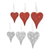 Other Home Decor Creative Heart Ornament Hollow Heart Shape Iron Romantic Hanging Crafts Wedding Props for Valentines Day Home Room Decor R230630