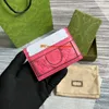 723790 Najnowsza najwyższej jakości uchwyt na kartę Klasyczne Włoch skórzane portfel luksurys Designers Business Card Holder PRAWDZIWA skórzana torebka monet z pudełkiem na prezent