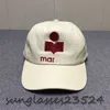 Mar Ant Caps Haute Qualité Street Caps Mode Baseball Chapeaux Hommes Femmes Sports Caps Designer Lettres Ajustable Chapeau Marant Beanie Chapeaux Beige