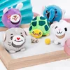 Jouet de décompression 16 styles 7cm mignons animaux de bande dessinée en peluche jouets anti-stress Squeeze Ball Fidgets Nouveauté Prank Toy pour adultes enfants 230629