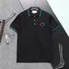 Designer Brand polo shirt Hommes de luxe t-shirts polos broderie florale rue célèbre impression hommes poloshirts