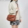 イブニングバッグイブニングバッグAnnmouler Brand Women Shourdeld Vintage PU Leather Crossbody Hollow Out Ladies Satchel Brown Retro Handbag for Girls 220902 Z230630