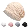 Large Bord Chapeaux Seau Femmes Coton Bonnet Dentelle Turban Doux Bonnet De Sommeil D'été Mince Foulard Chapeau Respirant Femme Tête Cool 230629