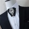 Fermacravatta in pelle coreana Cravatte con fiocco in metallo Cravatta con nappa in metallo Camicia da uomo Cravatta Accessori per gioielli di lusso da sposa 230629