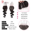 Synthetische pruiken 13x4 Lace Frontal 4X4 Body Wave Sluiting 4x4 Braziliaanse Remy Pre Geplukt 100% Menselijk 230629