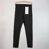 Les pantalons de yoga LU-008 alignent les collants multi-poche à taille haute brossée à double face coulant avec des cultures de points réfléchissantes