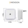 Nachtverlichting 4-6PC Mini LED Light US Plug In Dusk To Dawn Sensor Wall Nights Lamp Square Voor Slaapkamer Hal Trappen Gangverlichting