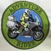 New Arrival Adventure Rider Patches MC Motorcycle Embroidered Iron On Embroidery Patch on Bag Jacket 254e