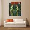 Famous Female Canvas Art Schloss Kammer on Attersee Ii Gustav Klimt Oil Painting Reproduction Handmade High Quality