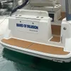 2000 Bayliner 2855 スイムプラットフォームコックピットボート EVA フォームチークデッキフロアパッドマット裏地自己粘着 SeaDek ゲーターステップスタイルパッド