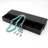 Link Armbanden Turquoise Tasbih Moslim Doos Armband 33 Kralen Steen Originele Ontwerp Accessoires Tasbeeh Bruiloft Sieraden Gift Misbaha