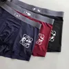 Men's underwear designer Modal boxing shorts Youth boxing shorts trend sexy no trace antibacterial breathable quick-drying underwear gift box three sets