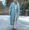 Dames dons 2023 herfst vrouwelijke pufferjas van grote afmetingen maxi gewaad lange parka bovenkleding casual