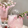 Вазы розовый пилот стеклянная сумочка для дома декор цветок ваза