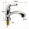 Bathroom Sink Faucets G1/2 Brass Single Cold Wash Basin Faucet Handle Hole Lavabo Tap European Creative Kitchen Bibcock