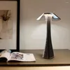 Table Lamps Modern LED Lamp Dimmable Night USB Chargeable Eye Protection Reading Cafe Bar Bedroom Bedside Desk Light