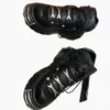 Punkowe damskie buty kostki moda nowa nowa skalna żeńska buty metalowe dekoracje motocyklowe buty damskie platforma buty Y2208174374043