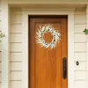 Decorative Flowers Summer Berry Front Door Wreath Exquisite Easter with and All Season for Festival