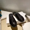 Лучшая версия брендовых тапочек Baotou Half Slippers для женской верхней одежды 2023 Flat Bottom One Step Retro Тапочки