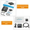 Connectores 192KHz / 96kHz DAC Digital a analógico Adaptador de áudio Adaptador Coaxial Toslink To Analog Stereo L / R RCA Converter de áudio DAC de 3,5 mm