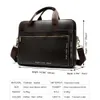 Портфели WESTAL Мужская сумка-мессенджер из натуральной кожи 14 ноутбуков Мужские офисные деловые сумки для документов 8572 230629