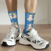 Chaussettes pour hommes Funny Happy Compression Ballerina Mouse And Anya Friend Vintage Harajuku Hip Hop Nouveauté Crew Sock