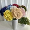 Dekoratif Çiçekler Simülasyon Fırçalanmış Ortanca Sahte Çiçek Ev Oturma Odası Yemek Masası Ekran DIY Düğün Dekorasyon Yapay