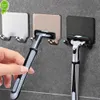 Nouvelle salle de bain en acier inoxydable porte-rasoir stockage crochet mur hommes rasage rasoir étagère poinçon gratuit rasoir Rack accessoires Organisation