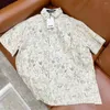 Kvinnor BLOUSES 2023 Högkvalitativt märke Kawaii Beach Hawaiian Button Up Shirt Floral Japan Blus For Men Loose Short Sleeve Women Tops