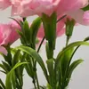 Decorative Flowers 1 Pcs Romantic Artistic Party Bouquet Mother's Day Long Stem Carnation Vintage Delicate Artificial Flower