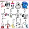 For pandora charms jewelry 925 charm beads accessories Bracelet My Neighbor Totoro Christmas Gift Animal charm set