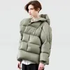 Jackets High End 2023 New Winter Women's Oversized 90% White Duck Down Jacket Female Hooded Thickened Bat Sleeve Fluffy Warm Puffer Coat
