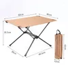 Lägermöbler Portable Ultralight Storage Tourist Picnic Desk för resande campingutrustning utomhus aluminiumlegering fällbord