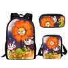 Mochila Escolar 2023 Cuphead Mugman Kids Capacity Bag Moda Pessoas Teeneger Ombro Mochila Viagem Ao Ar Livre Menino Menina Estudo 3pcs/Set Presentes