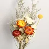 Torkade blommor Mödrar Dag Flower Valentine's Gift Bouquet Rose Sunflower For Mom Natural Dry Wedding Home Decoration