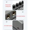 Mezclador Mezclador de audio ultracompacto Ktv Karaok Mezclador de sonido estéreo profesional de 6 canales Mezclador de audio de 6 canales de bajo ruido