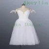 Vestido de palco branco La Sylphide Ballet Romântico Tutu Vestido Bailarina Feminino Fada Branca Ballet Profissional Longo Tutu Com Asas195S
