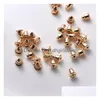 Brinco de volta 500 Pcs Ear Backs Stopper Metal Rubber Plugs Descobertas Para Acessórios de Jóias Brincos Diy Suprimentos Drop Delivery Compone Otqww