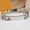 Designer Bracelet Man Bangle Fashion Woman Chain Bracelets Letters Design 21CM 6 Colors Jewelry